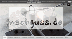 Desktop Screenshot of nachguss.de